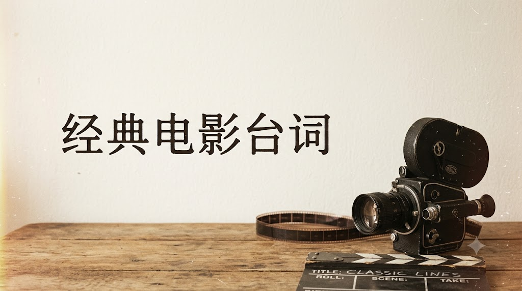 50句值得收藏的经典电影台词